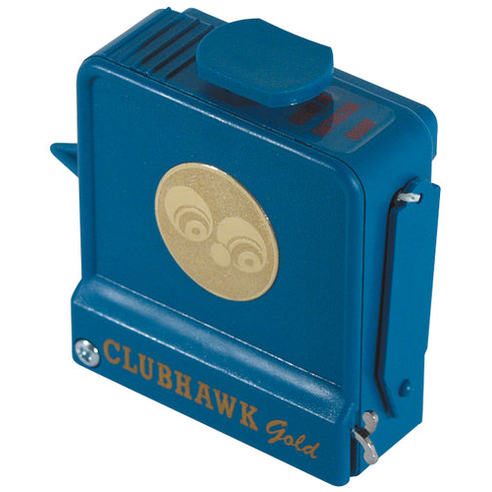 Henselite Clubhawk Gold Bowls with 9-foot string and callipers, used for precise measuring in lawn bowls sporting goods.