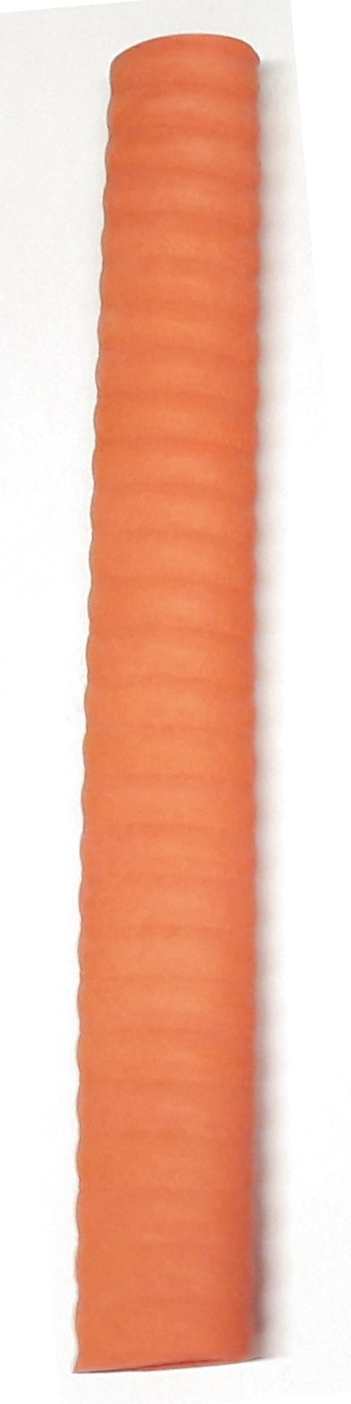Cartasport cricket bat handle rubber coil with textured black surface, designed for grip enhancement and shock absorption.
