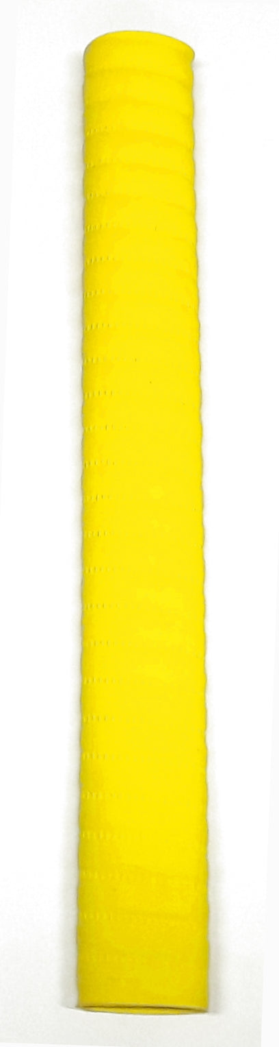 Cartasport cricket bat handle with rubber coil grip showing textured black and red grip for improved grip and comfort.