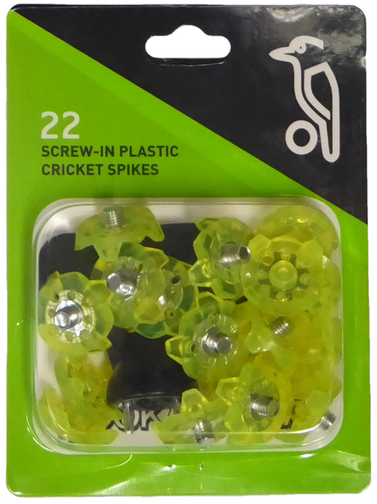 Kookaburra Soft Cricket Spikes Set of 22