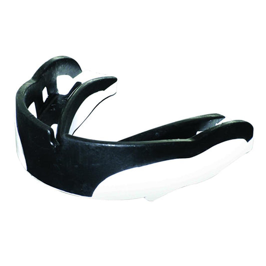 Shock Doctor Shock Doctor Mouthguard V1.5 for sports, showing the blue and black protective mouthguard in close-up.