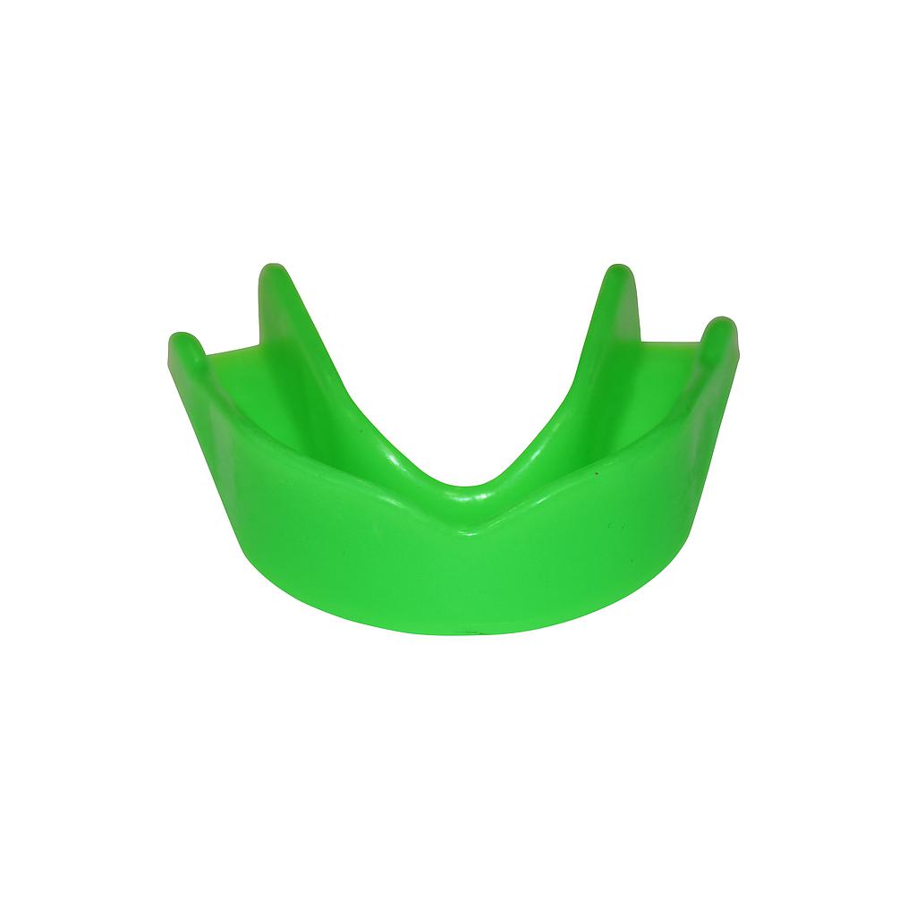 Safegard Essential Boil and Bite Mouthguard for sports, showing the flexible mouthguard with protective design in a sports setting.