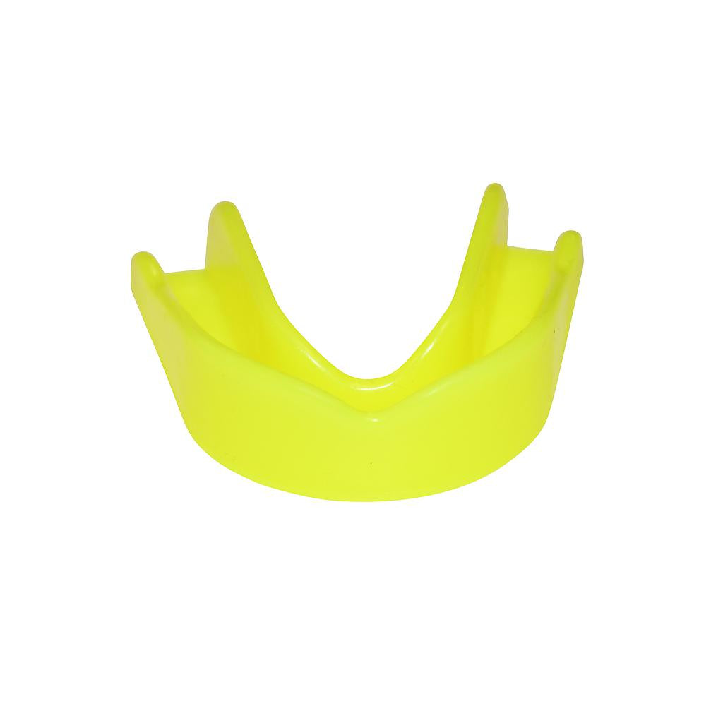 Safegard Essential Boil and Bite Mouthguard for sports, showing the molded mouthpiece in clear view.