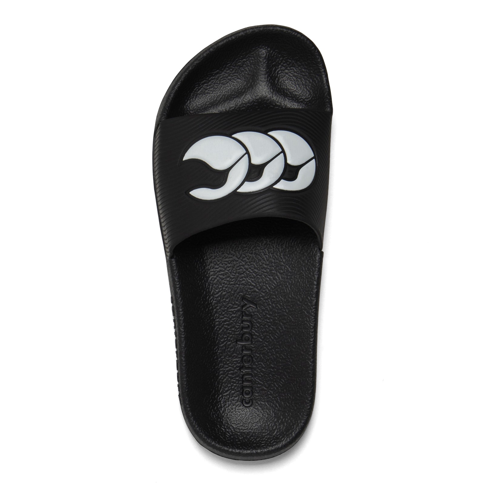 Canterbury rugby slide sandal with adjustable straps and cushioned sole, ideal for comfortable casual wear.