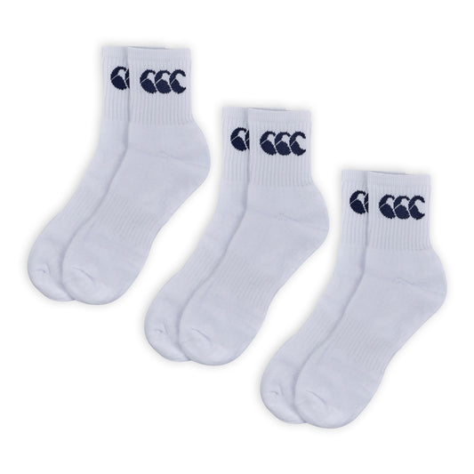 Canterbury 3 Pack Crew Sock