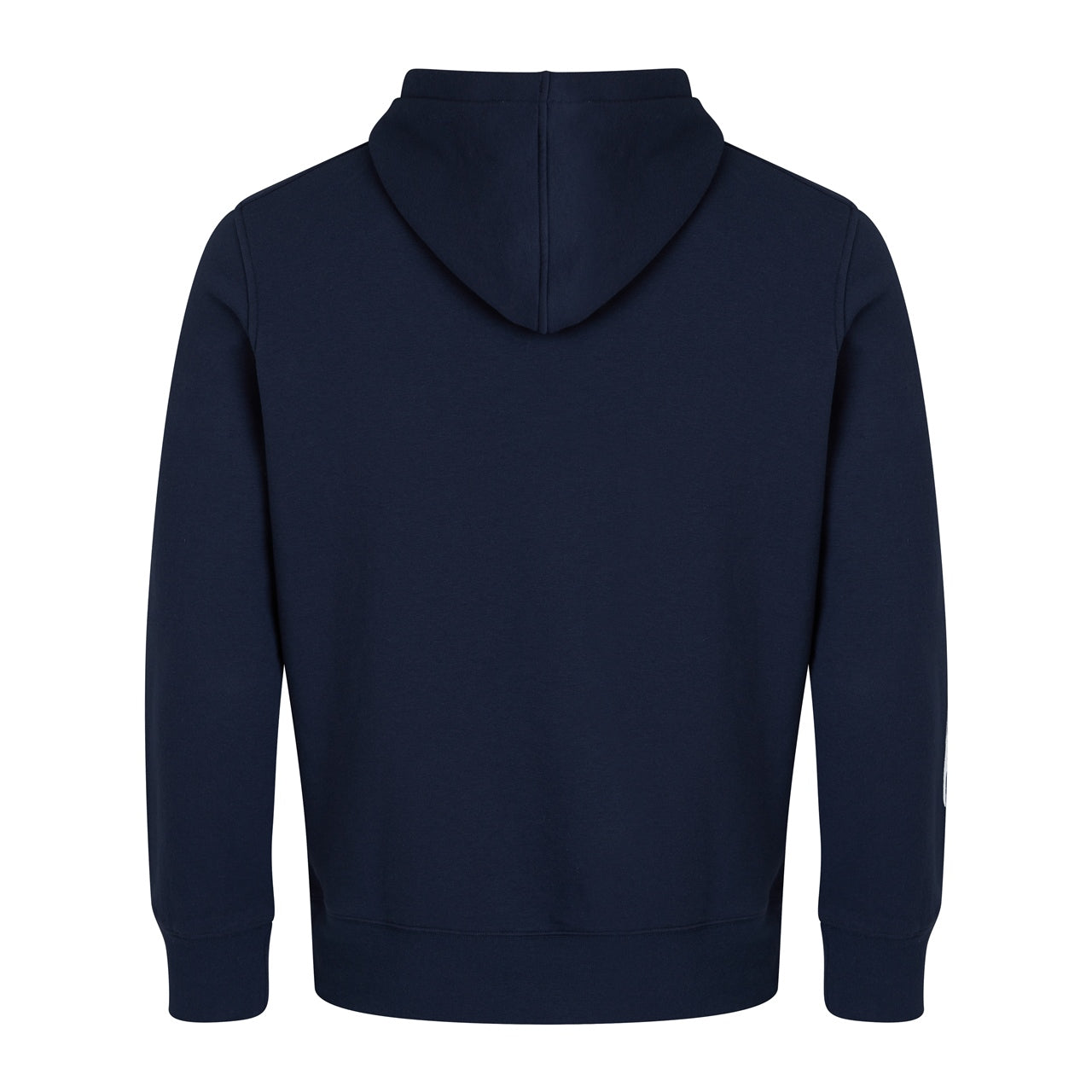 Canterbury men's rugby club hoody in navy with front logo, casual fit, and ribbed cuffs, perfect for rugby fans and casual wear.