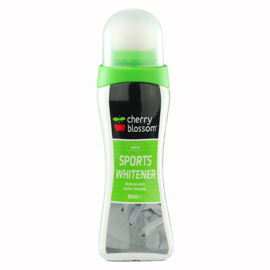 Cherry Blossom Cherry Blossom Sports Whitener in a sleek container, designed for sports enthusiasts to maintain white clothing.