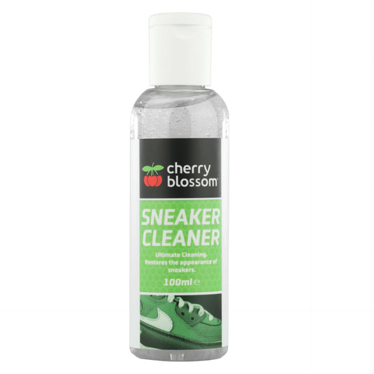 Cherry Blossom Cherry Blossom Sneaker Cleaner in a spray bottle, designed for cleaning athletic shoes and sneakers.