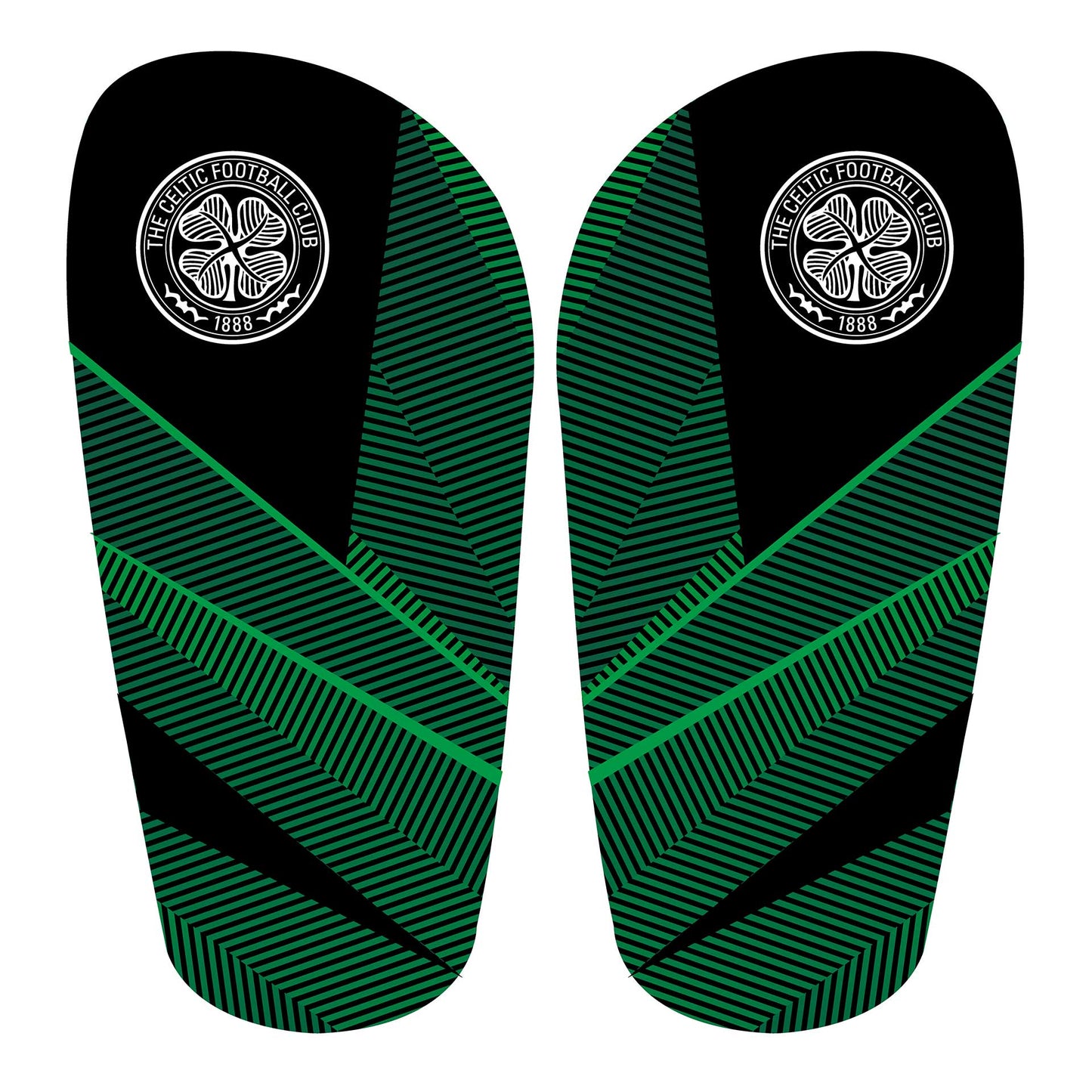 Team Merchandise slip-in shin guards for sports, showing padded protective gear with adjustable straps for secure fit.