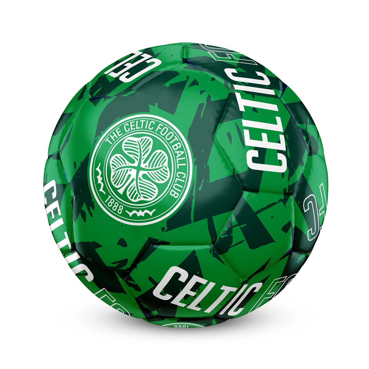 Team Merchandise graffiti design size 5 football, sporty and colorful with bold graphics, perfect for outdoor play and practice.