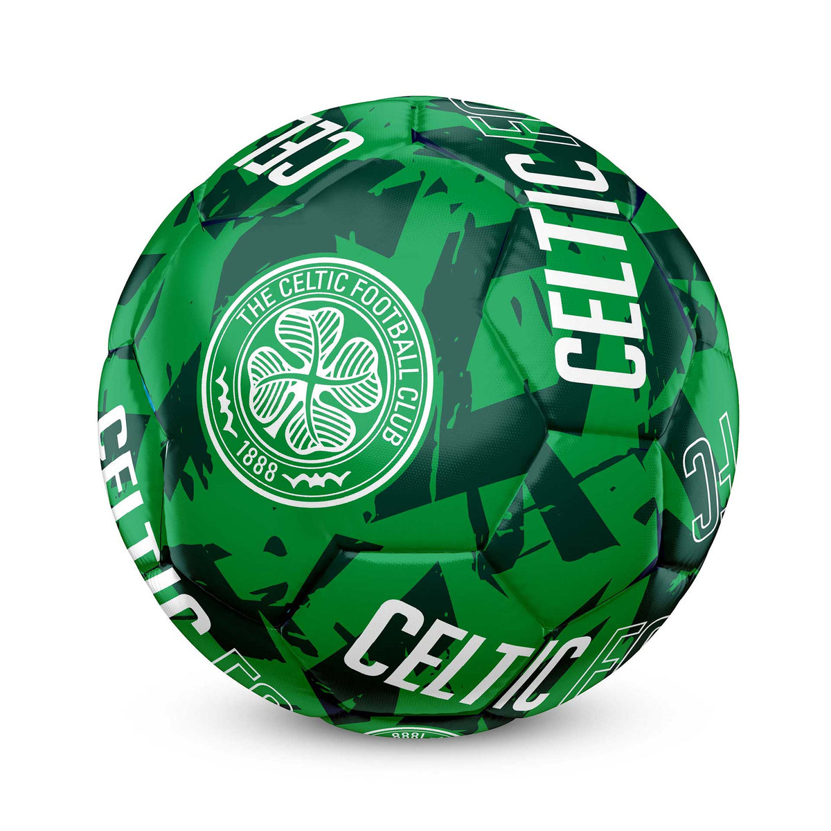 Team Merchandise graffiti design size 5 football, sporty and colorful with bold graphics, perfect for outdoor play and practice.