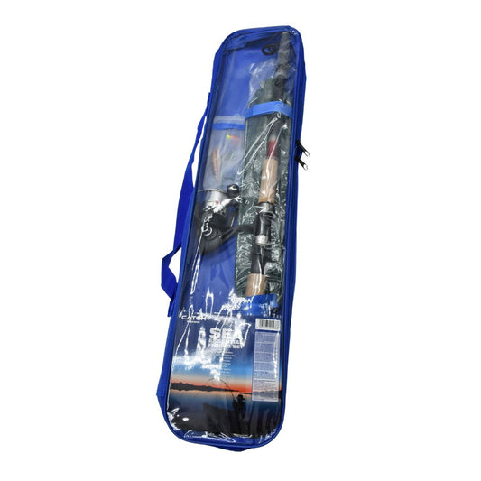 Catch Fishing sea entry-level fishing rod and reel set, sporting goods with rod, reel, and fishing line for beginners.
