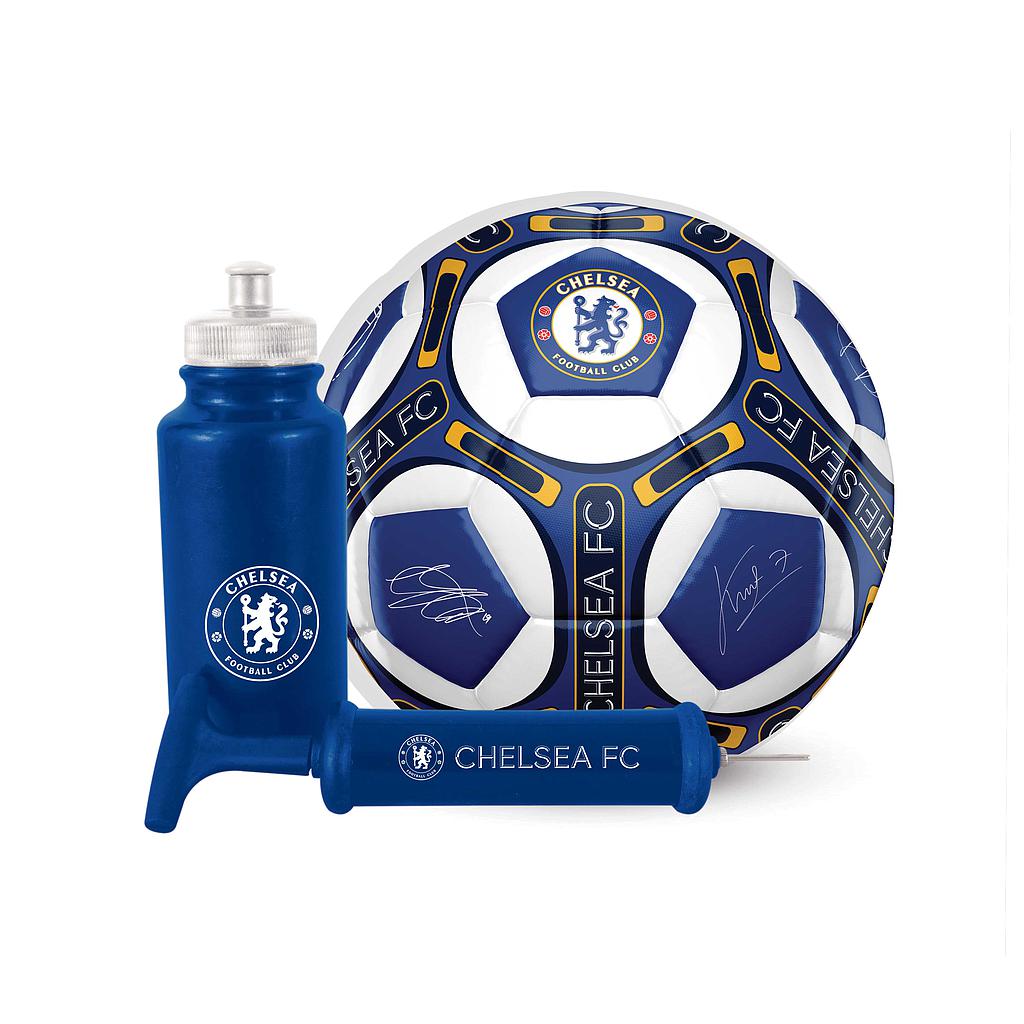 Team Merchandise Signature Gift Set featuring sporting goods items, including team apparel and accessories, arranged on a white background.