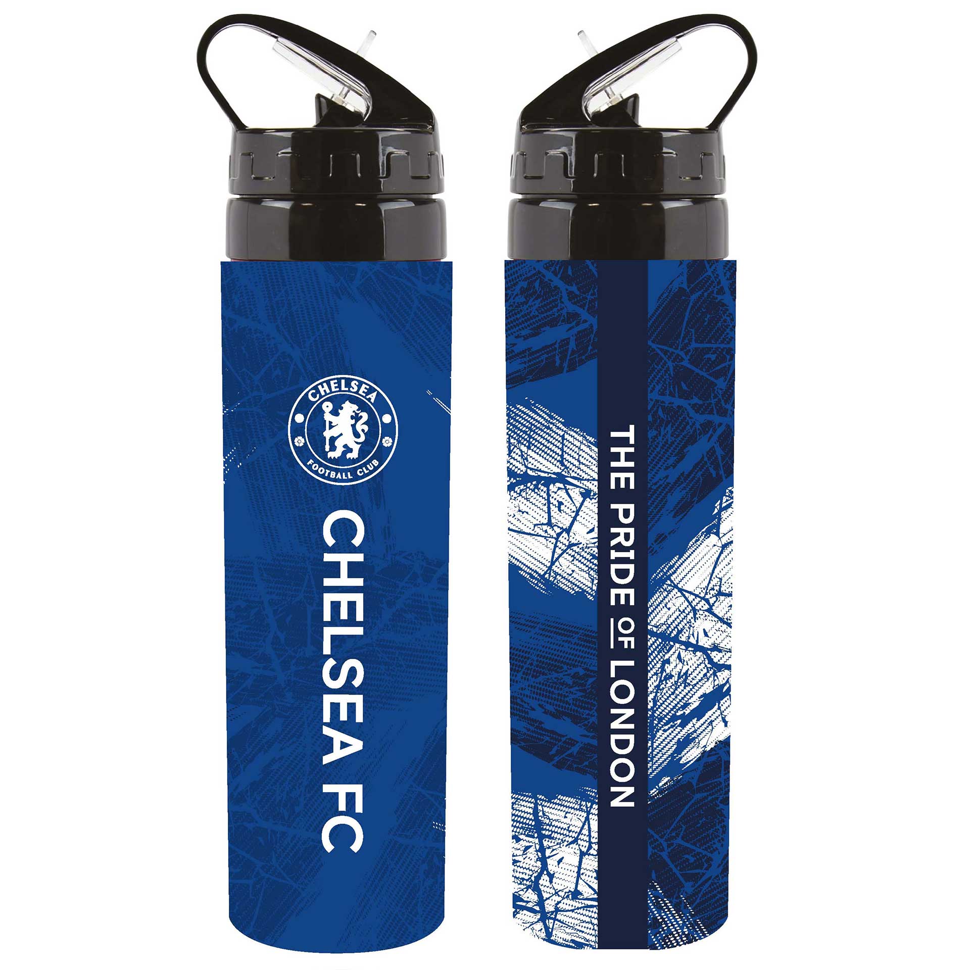 Team Merchandise aluminium 750ml sports water bottle with a sleek design and secure screw-on cap.