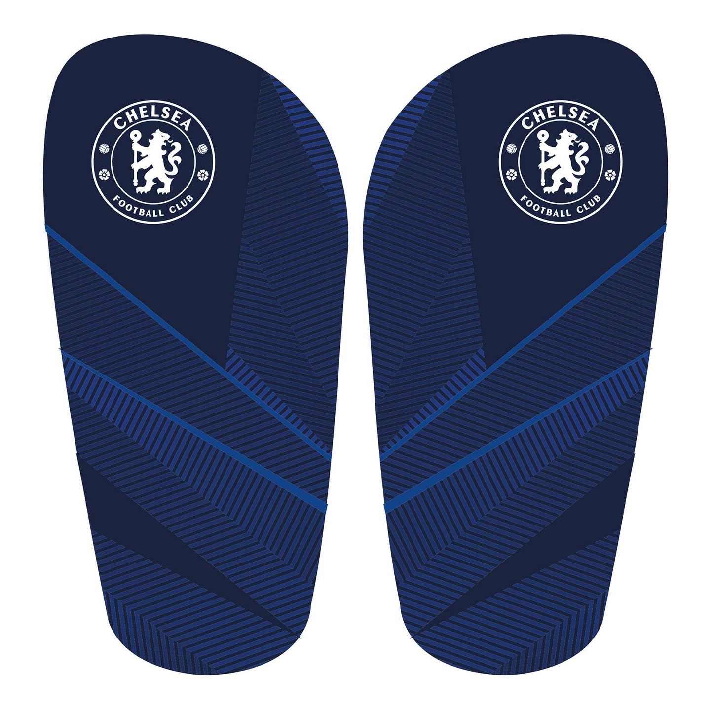 Team Merchandise slip-in shin guards for sports, shown with padded design and secure fit for athletic protection.