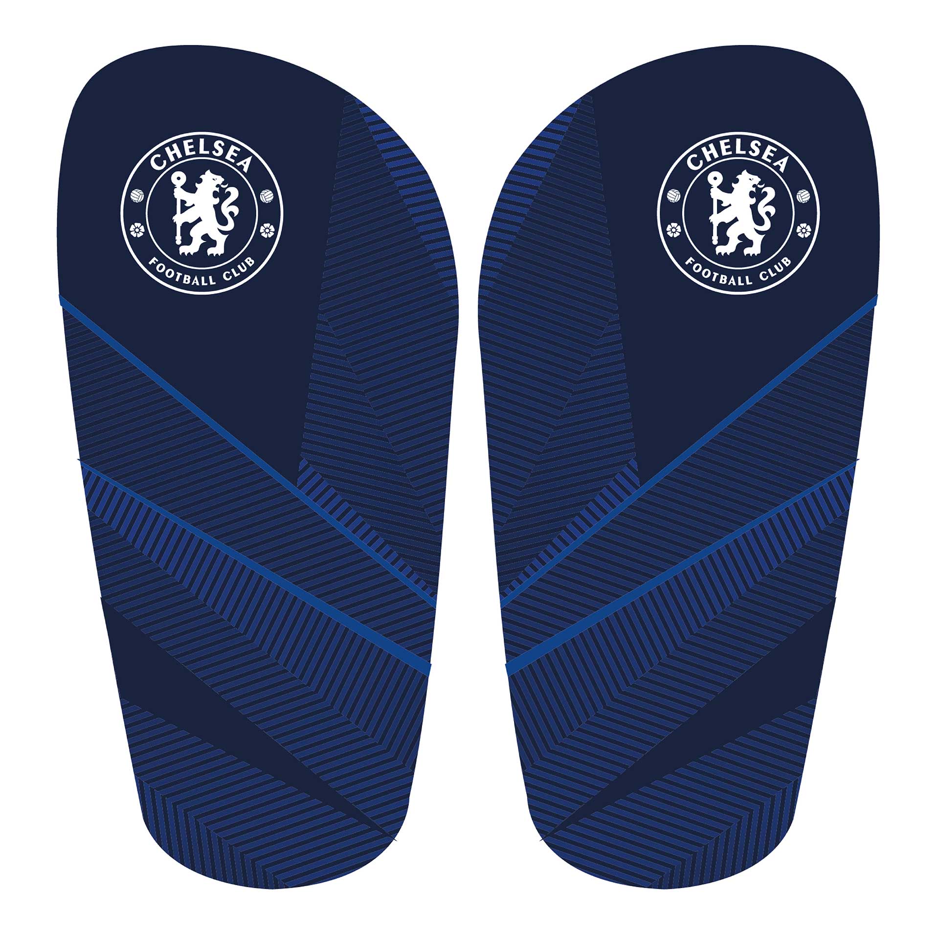 Team Merchandise slip-in shin guards for sports, shown with padded design and secure fit for athletic protection.