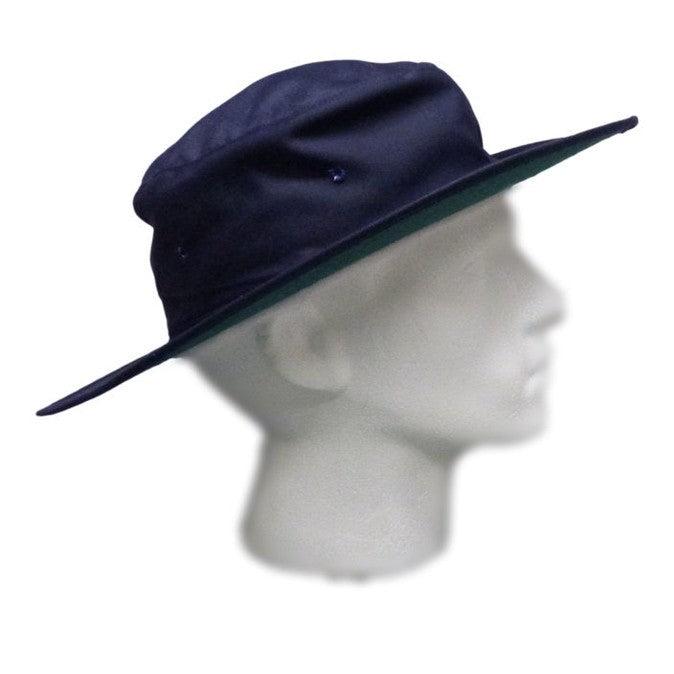 Kookaburra wide brim cricket hat with sun protection and breathable fabric, designed for cricket players.