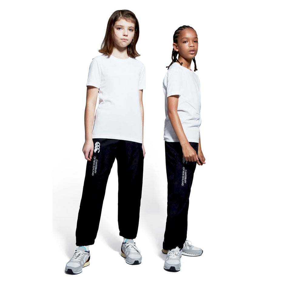 Canterbury rugby stadium pants with cuffed hem, navy color, and athletic design suitable for sports and casual wear.