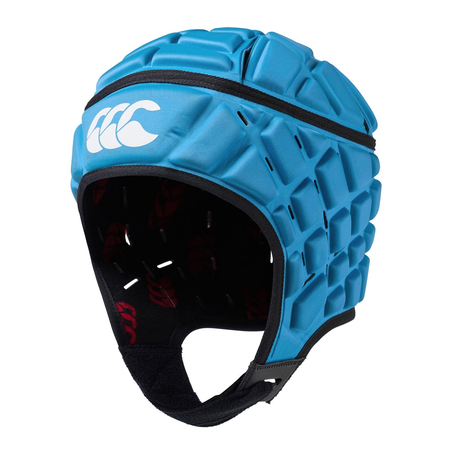 Canterbury Raze rugby headguard with padded protection and adjustable straps, designed for secure fit during matches.