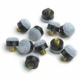 Snooker pool screw-in tips by Cartasport, showing a close-up of the tips used for cue stick maintenance and replacement.