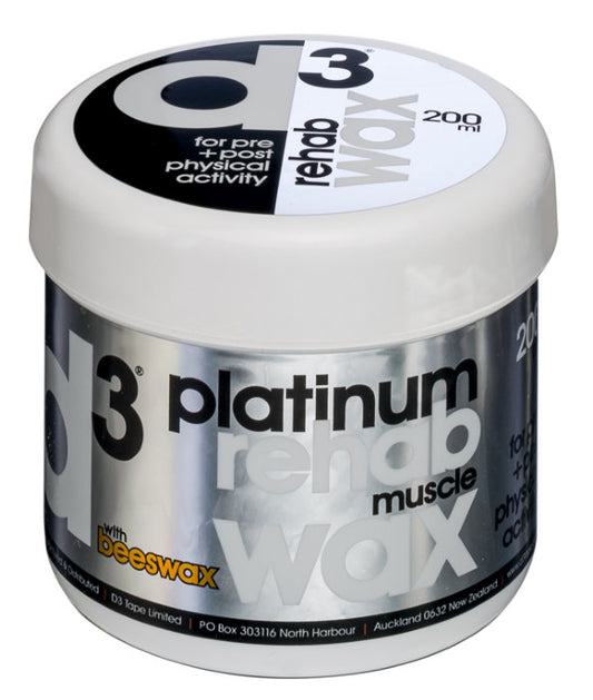 D3Tape Silver Platinum Rehab Wax 200G