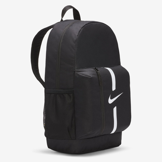 Nike Academy Team Backpack for juniors, youth sports rucksack with multiple compartments and adjustable straps, sports gear storage.