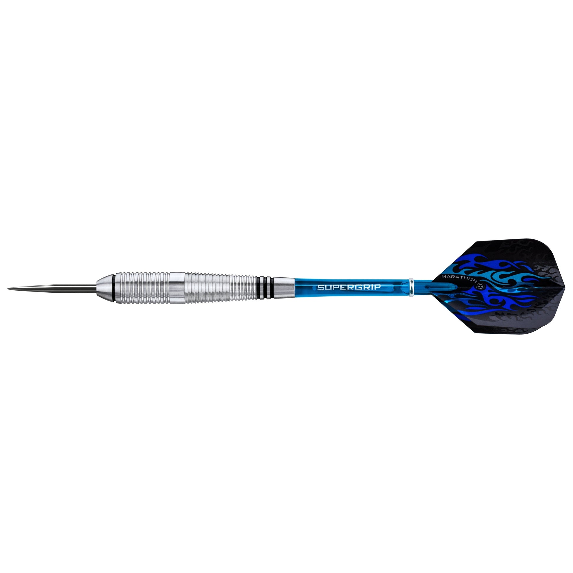 Harrows Blaze Steel Darts with sleek design and pointed tips, ideal for precision dart throwing and competitive play.