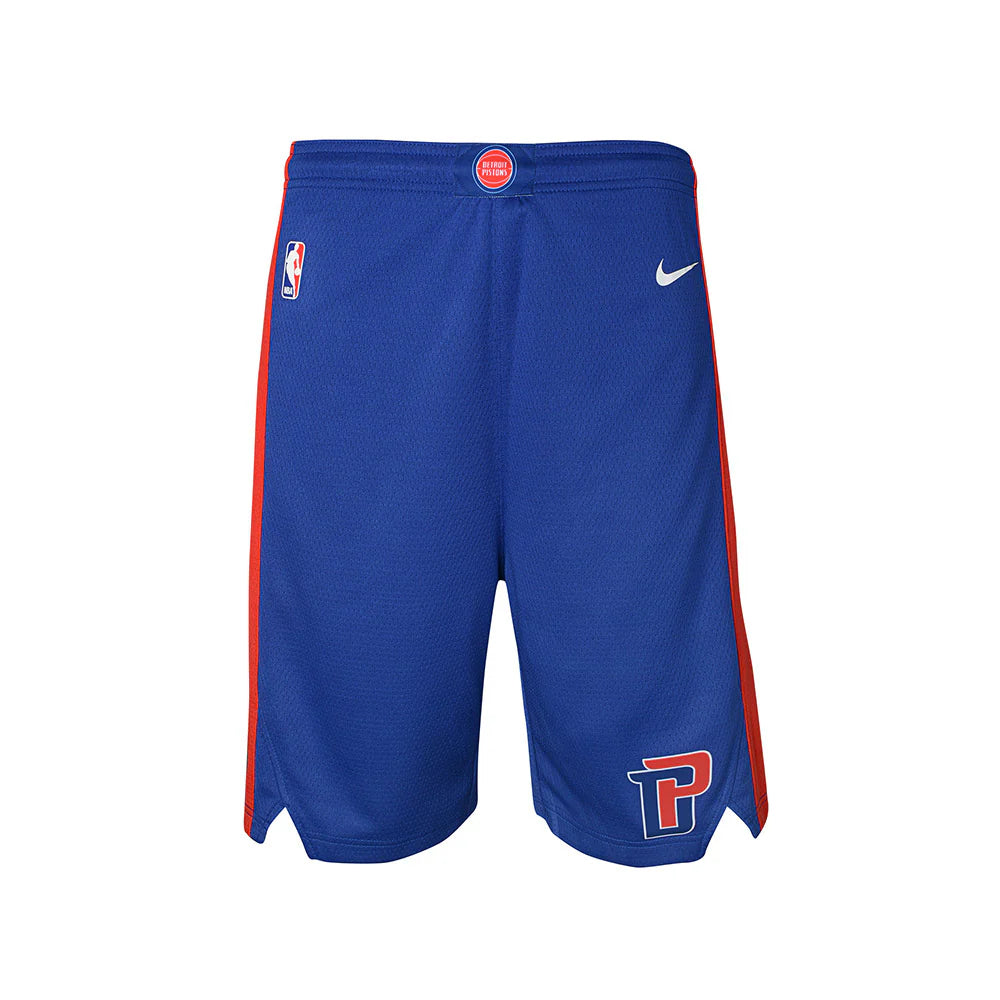 NBA Youth Detroit Pistons Nike Swingman Icon Basketball Shorts