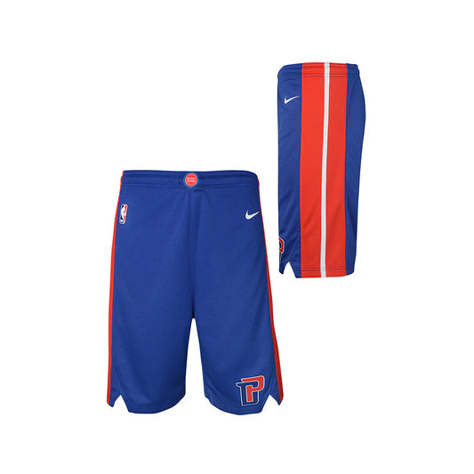 NBA Youth Detroit Pistons Nike Swingman Icon Basketball Shorts