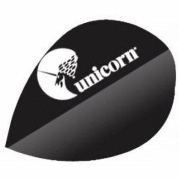 Unicorn Dart Flights Maestro Black Pear Style No. 7