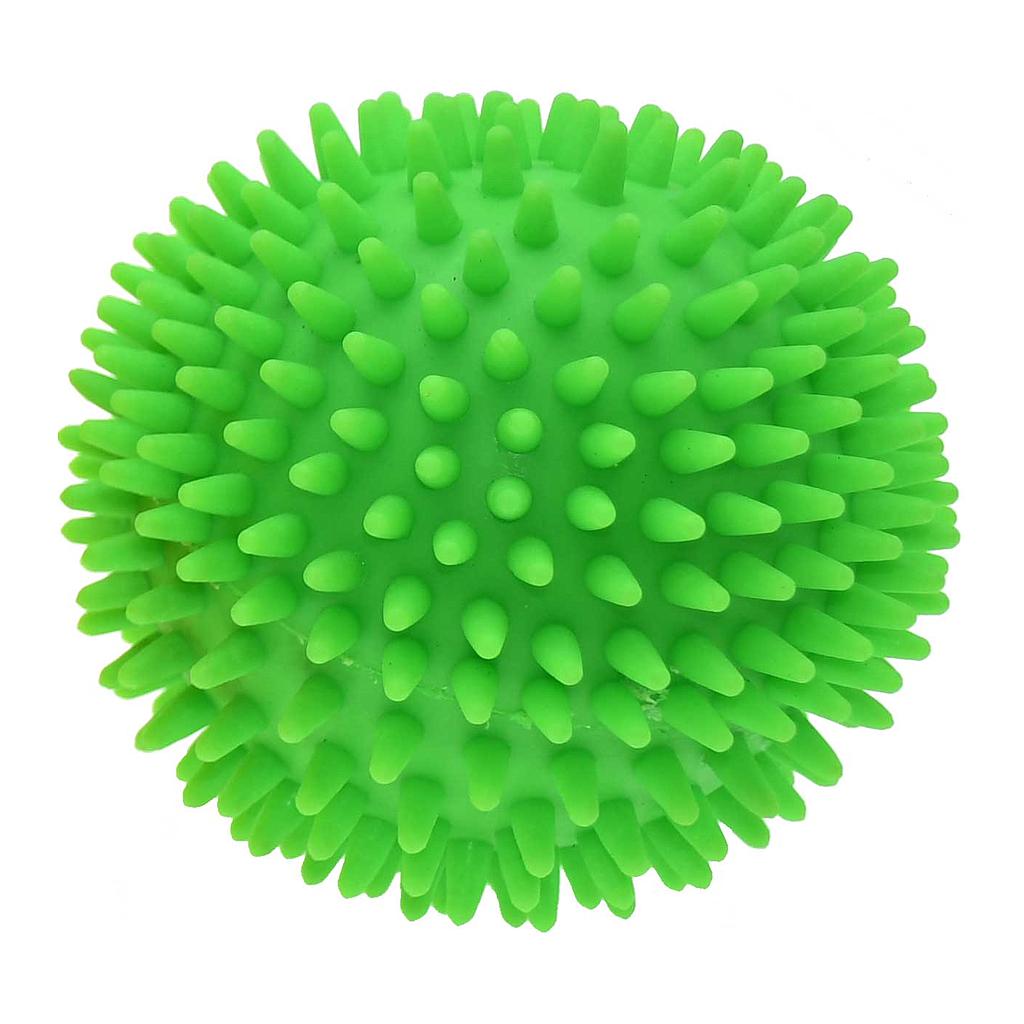 Pre-Sport Soft Touch Spike Ball 100mm sensory toy with textured surface for tactile play and sensory stimulation.