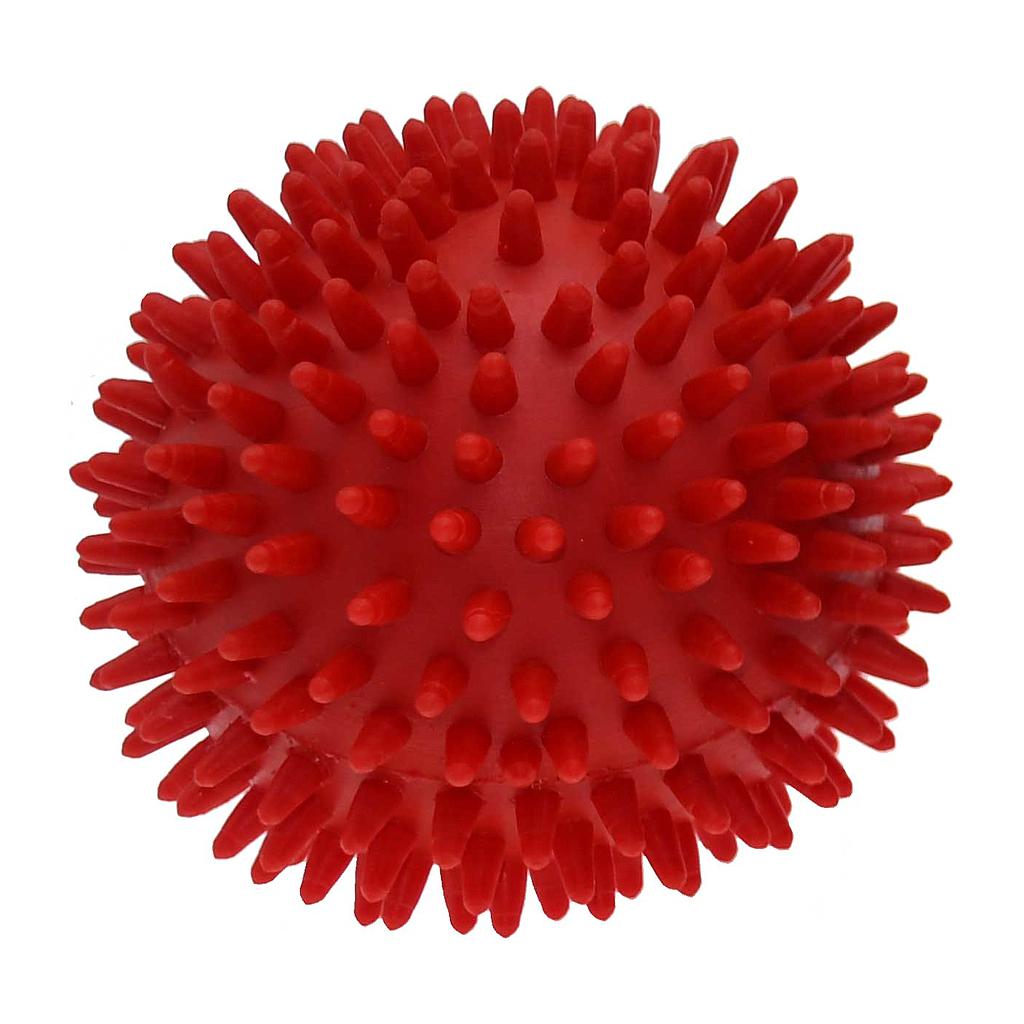 Pre-Sport Soft Touch Spike Ball 100mm sensory toy with textured surface, ideal for tactile sensory play and stress relief.