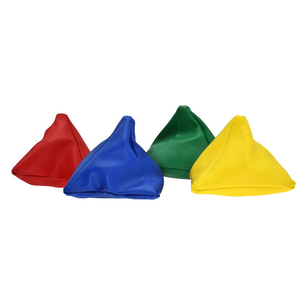Pre-Sport Pyramid Bag Throwing Game toy with 7cm poly-filled PU fabric, designed for outdoor sporting fun.