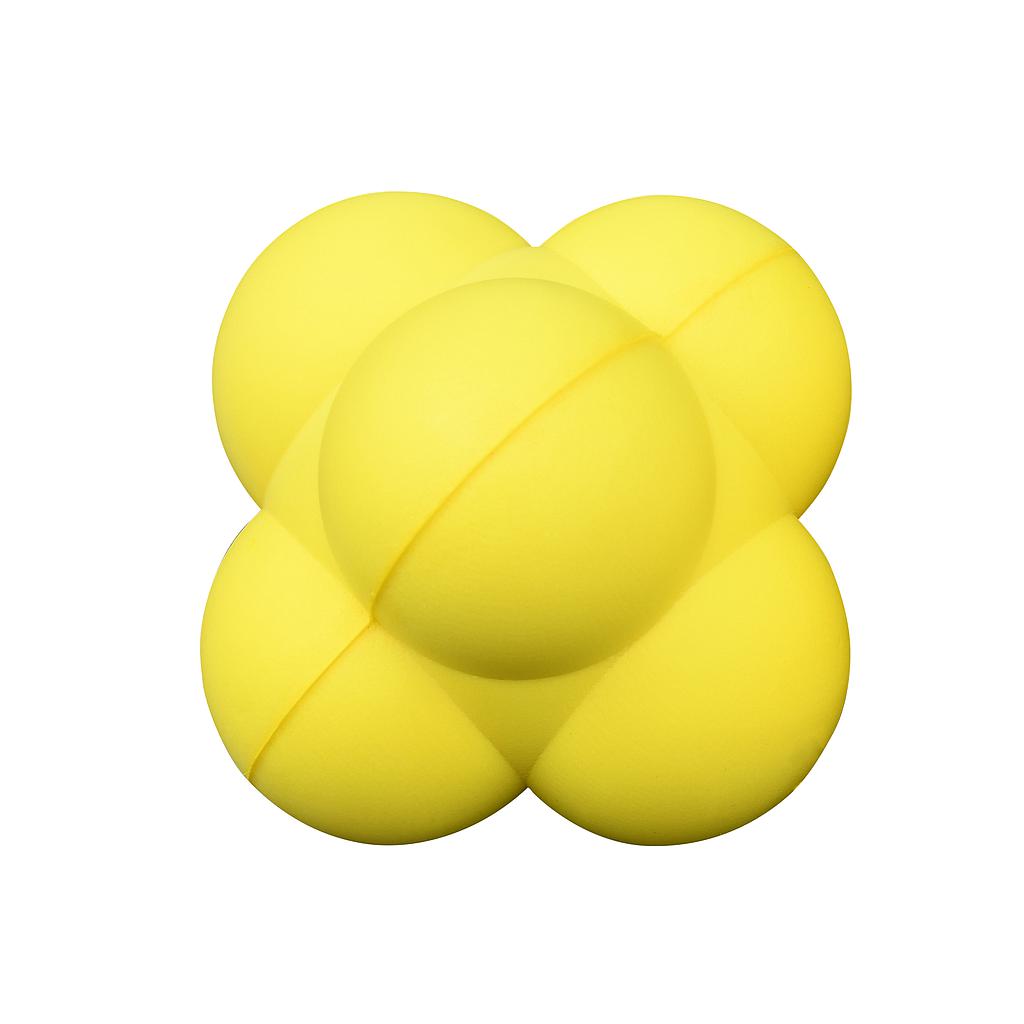 Pre-Sport uncoated foam reaction ball for sports training, shown in vibrant colors with a textured surface for grip.
