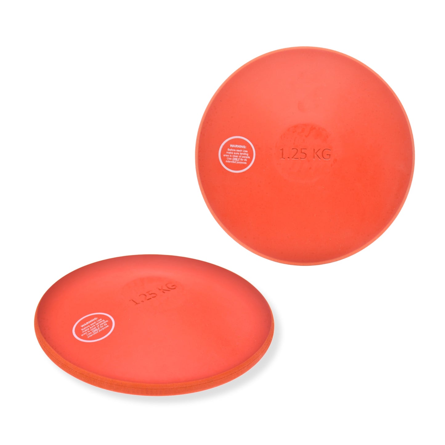 Pre-Sport rubber indoor discus for sporting goods, showing a close-up of the textured rubber surface and discus shape.