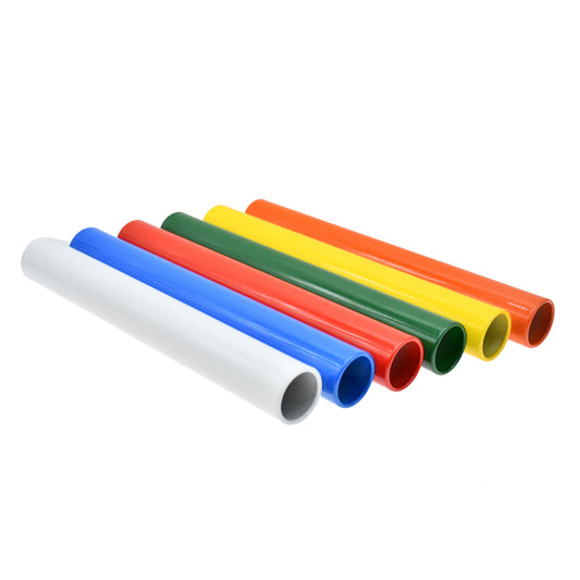 Six Pre-Sport Classic Relay Batons for track and field relays, featuring smooth finish and lightweight design.