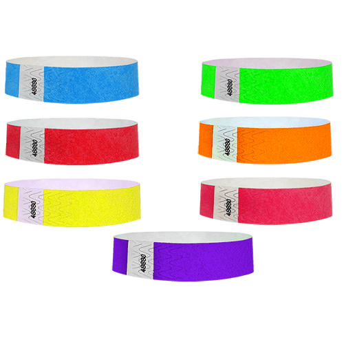 25mm Tyvek Wristbands Pack of 1000