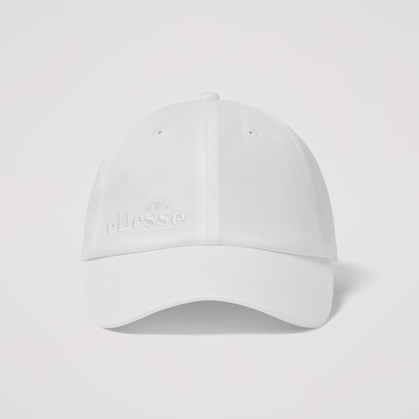 Ellesse Arona cap in black with curved brim and adjustable strap, made of lightweight fabric, casual accessories for outdoor wear.