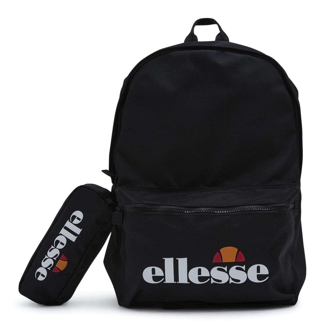 Ellesse Ralfa backpack and pencil case set with stylish design, featuring the brand logo and multiple compartments for accessories.