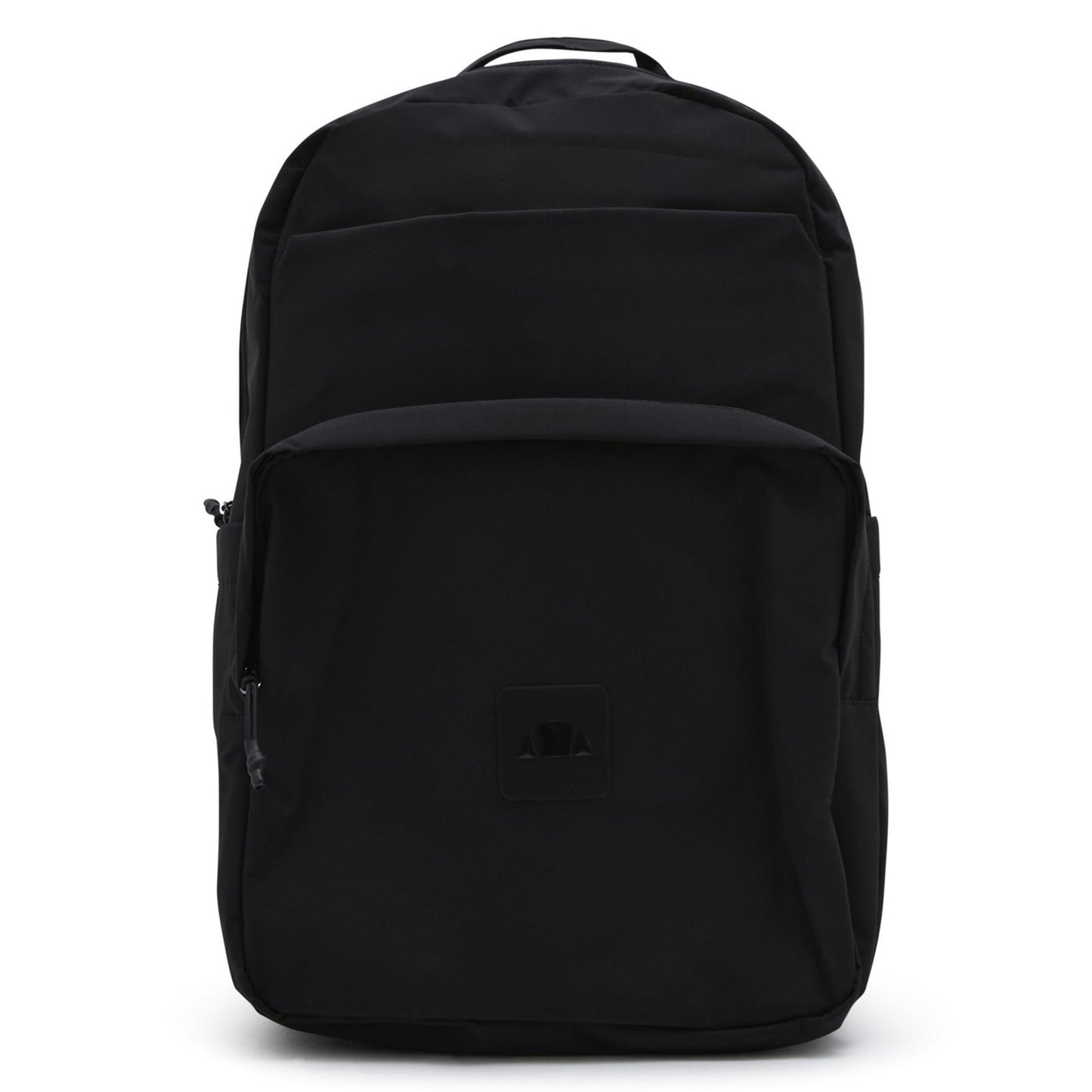 Ellesse Afari backpack in black with adjustable straps and front logo pocket, designed for stylish accessories and daily use.