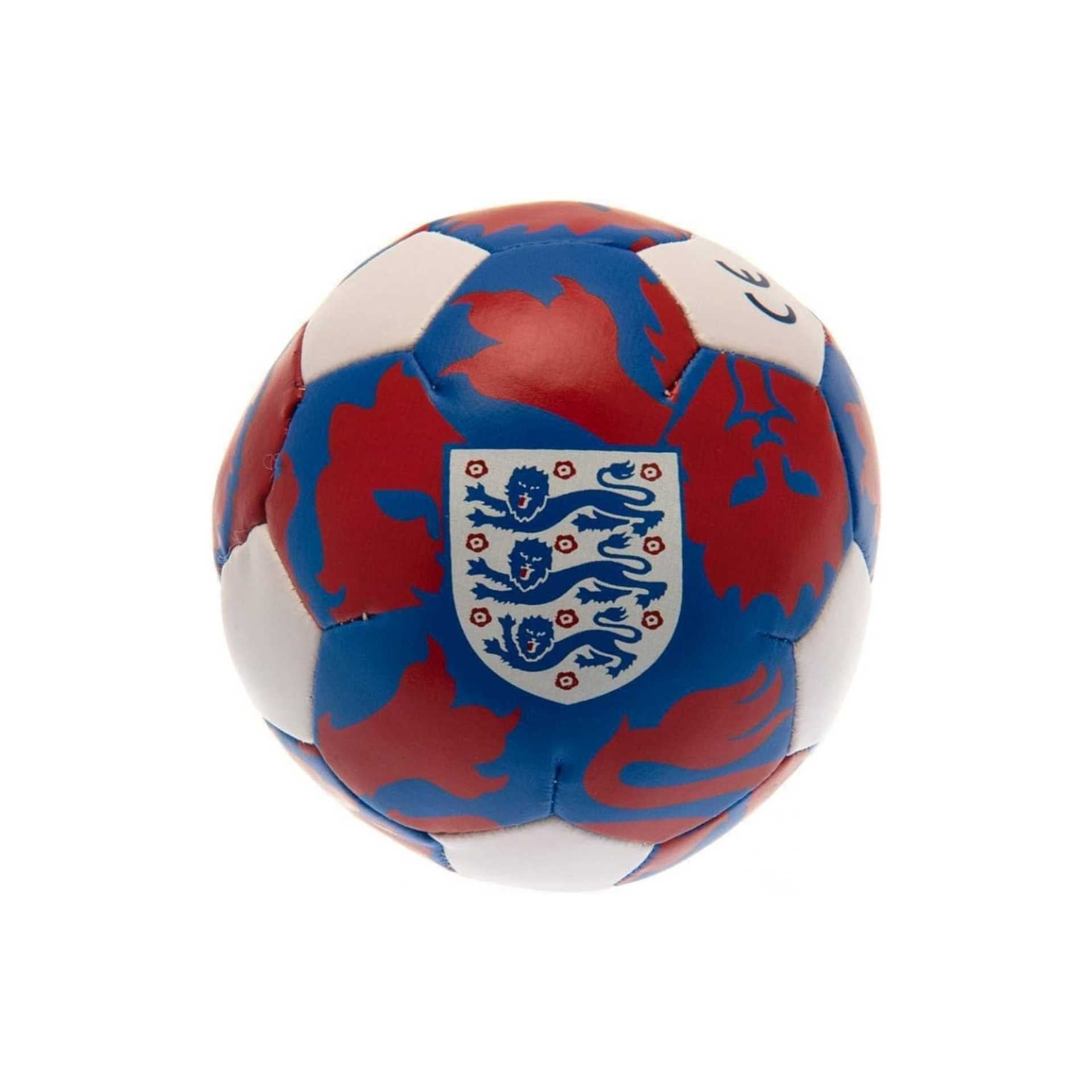 Team Merchandise 4-inch miniball for sports, shown in vibrant colors on a white background. Perfect for team activities and training.