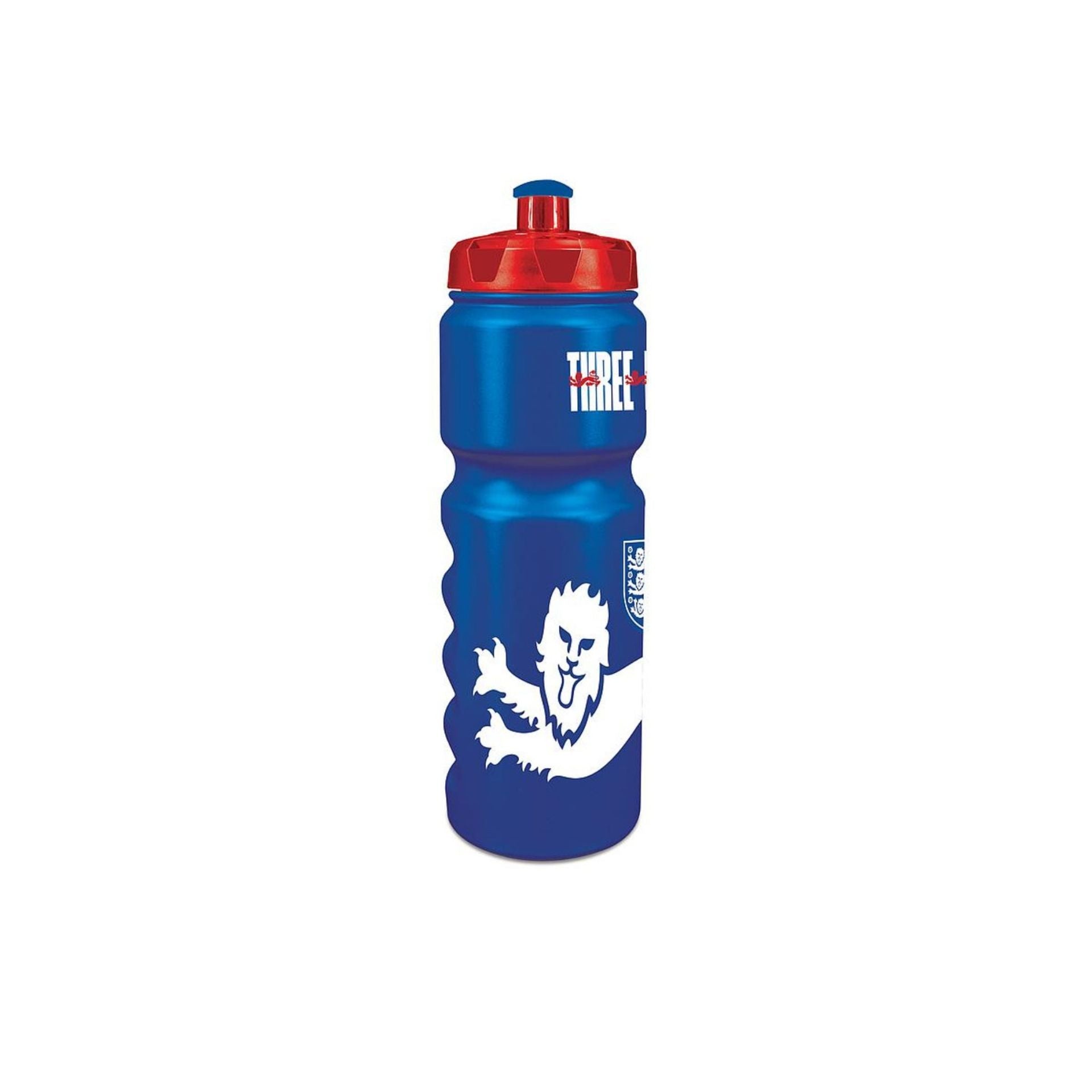 Team Merchandise 750ml plastic sports bottle with screw-on lid and team logo, ideal for athletic hydration.