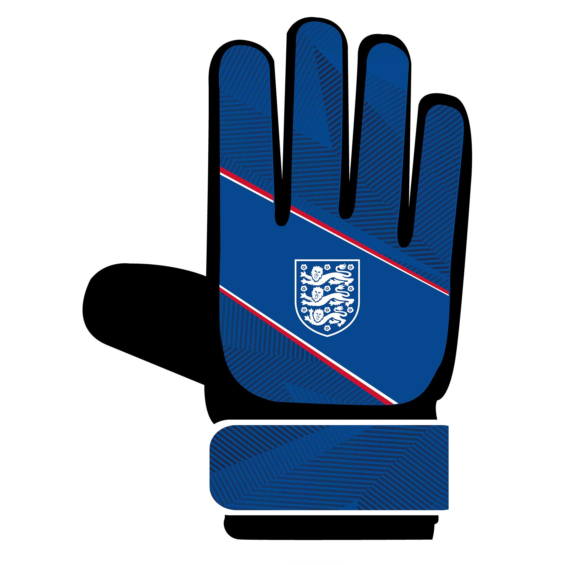 Team Merchandise goalkeeper gloves for sports, featuring padded palms and adjustable wrist straps, designed for goalkeepers.