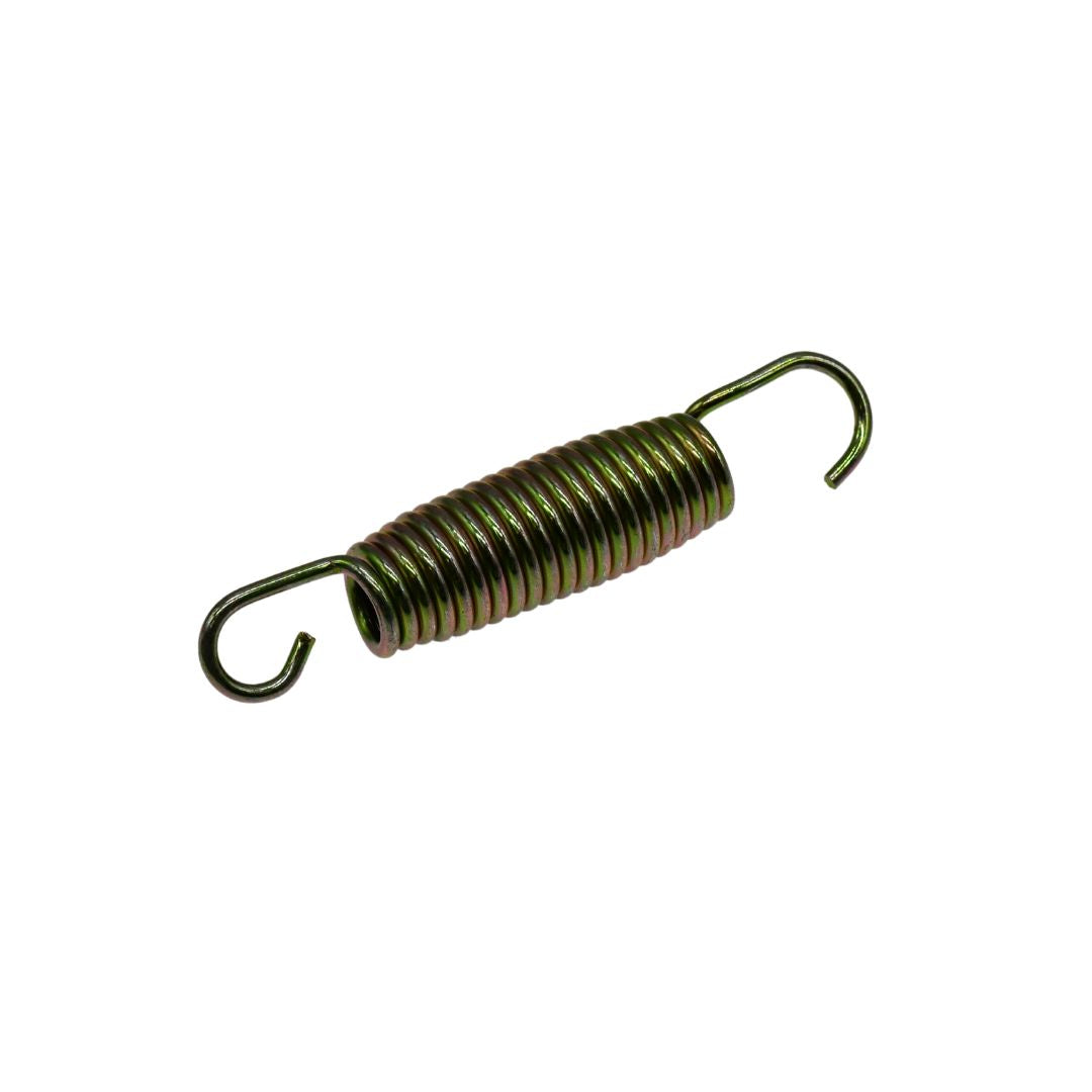 Evo-X trampoline spare spring, metallic spring for trampoline repair, with coiled design and hooks at each end.