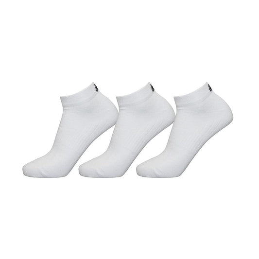 Set of three Exceptio Sports Trainer Socks in black with white accents, designed for athletic comfort and support.