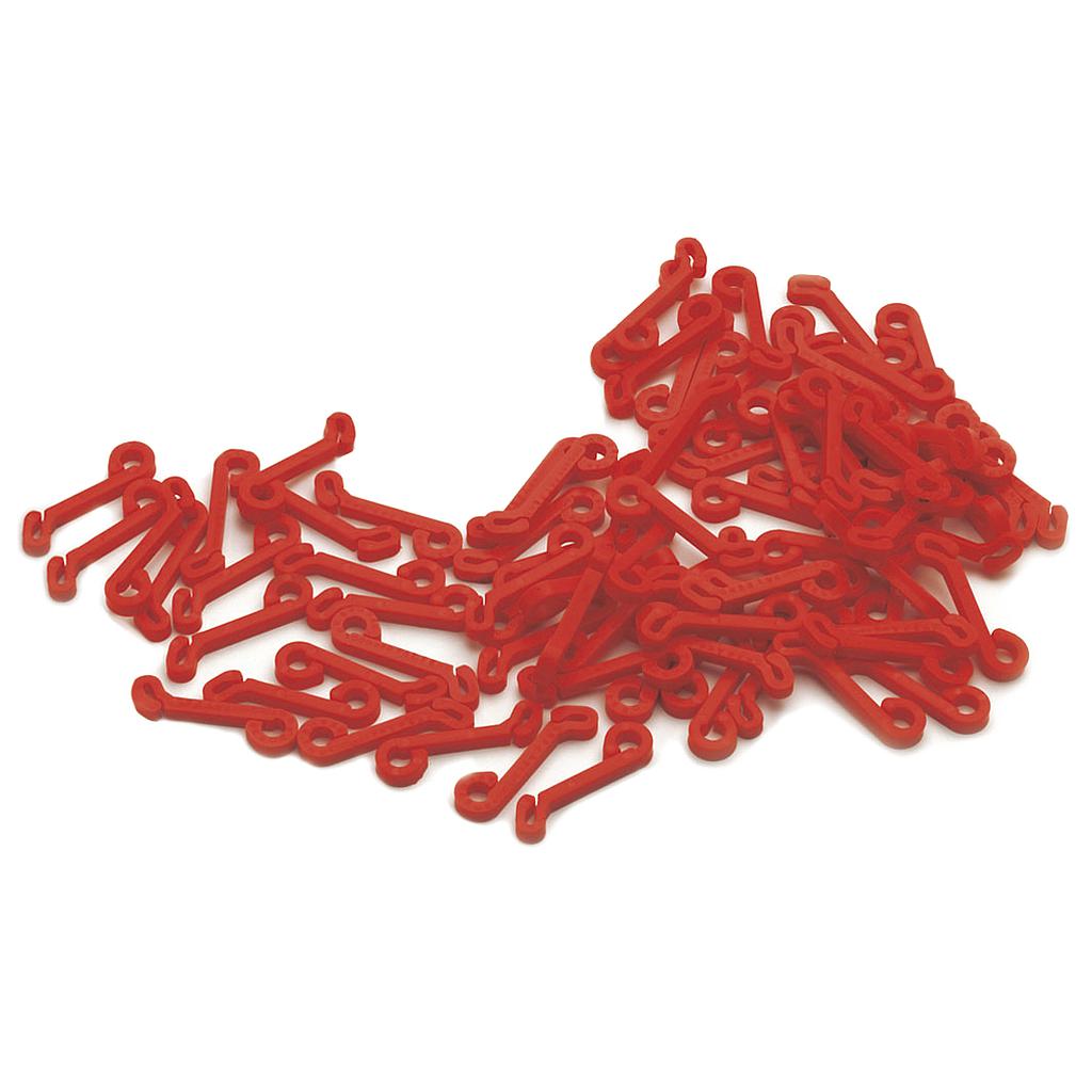 Precision Fastclips goal net clips, pack of 80, for securing sports goal nets to posts in sporting goods applications.