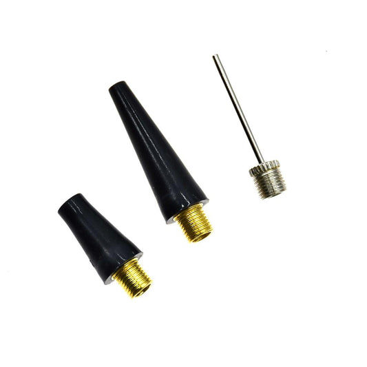 Precision Electric Air Compressor Adapter spare part for sporting goods, showing the connector and fitting in detail.