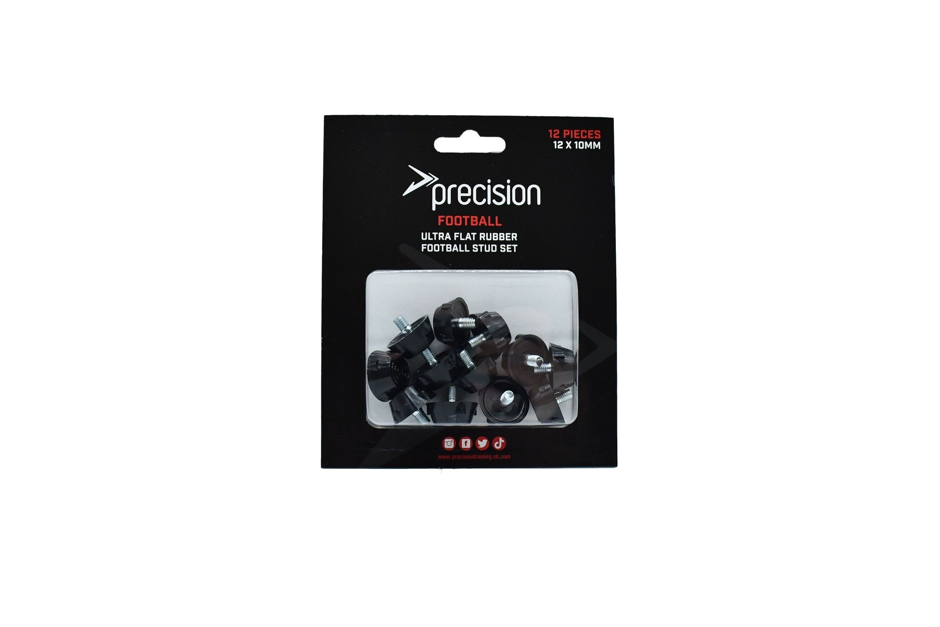 Precision Ultra Flat Rubber Football Stud Sets Single