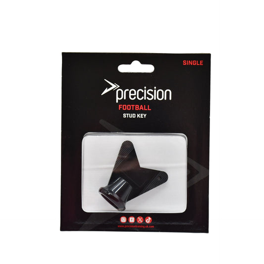 Precision Football Stud Key for securing and removing football cleat studs, essential sporting goods tool by Precision.