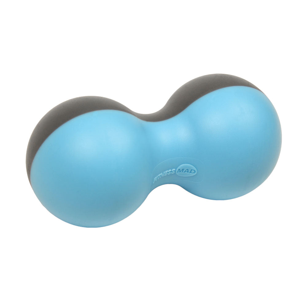 Fitness Mad Peanut Massage Ball for muscle relief and massage therapy, sporting goods fitness equipment, compact and portable design.
